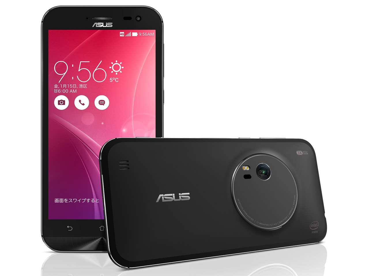 ZenFone Zoom 32GB/�X�^���_�[�h SIM�t���[ �̐��i�摜