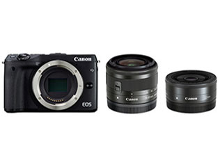 EOS M3 �_�u�������Y�L�b�g2 �̐��i�摜