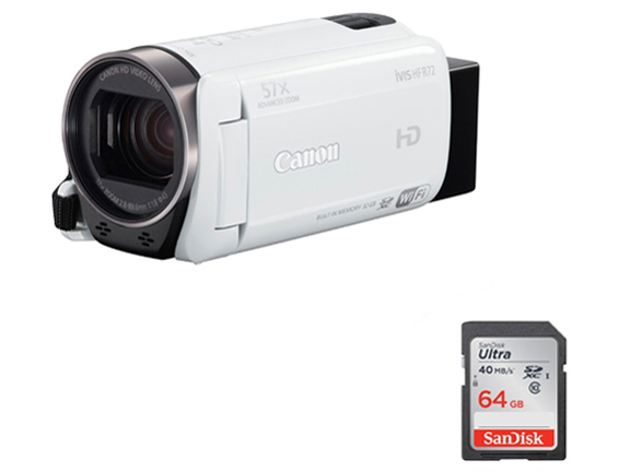 iVIS HF R72 + SD�J�[�h64GB ���i.com����Z�b�g �̐��i�摜