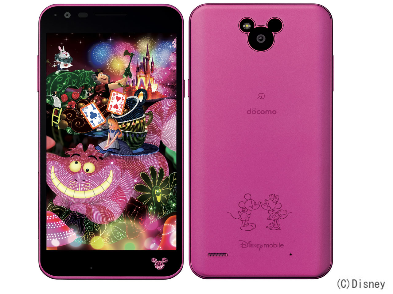 Disney Mobile on docomo ピンク SIMフリー - スマートフォン本体