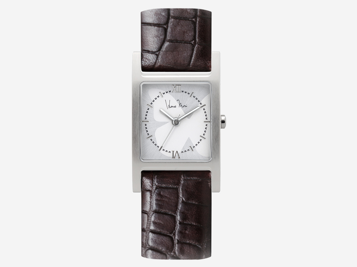 wena wrist Three Hands Square Hanae Mori manuscrit Edition WNW-SC18W0N �̐��i�摜