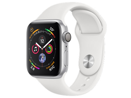 Apple Watch Series 4 GPS���f�� 40mm �X�|�[�c�o���h �̐��i�摜