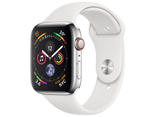 Apple Watch Series 4 GPS+Cellular���f�� 44mm �X�e�����X�X�`�[���P�[�X/�X�|�[�c�o���h �̐��i�摜