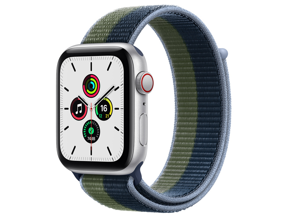 Apple Watch SE GPS+Cellular���f�� 44mm �X�|�[�c���[�v USB-C�[�d�P�[�u���t�� �̐��i�摜
