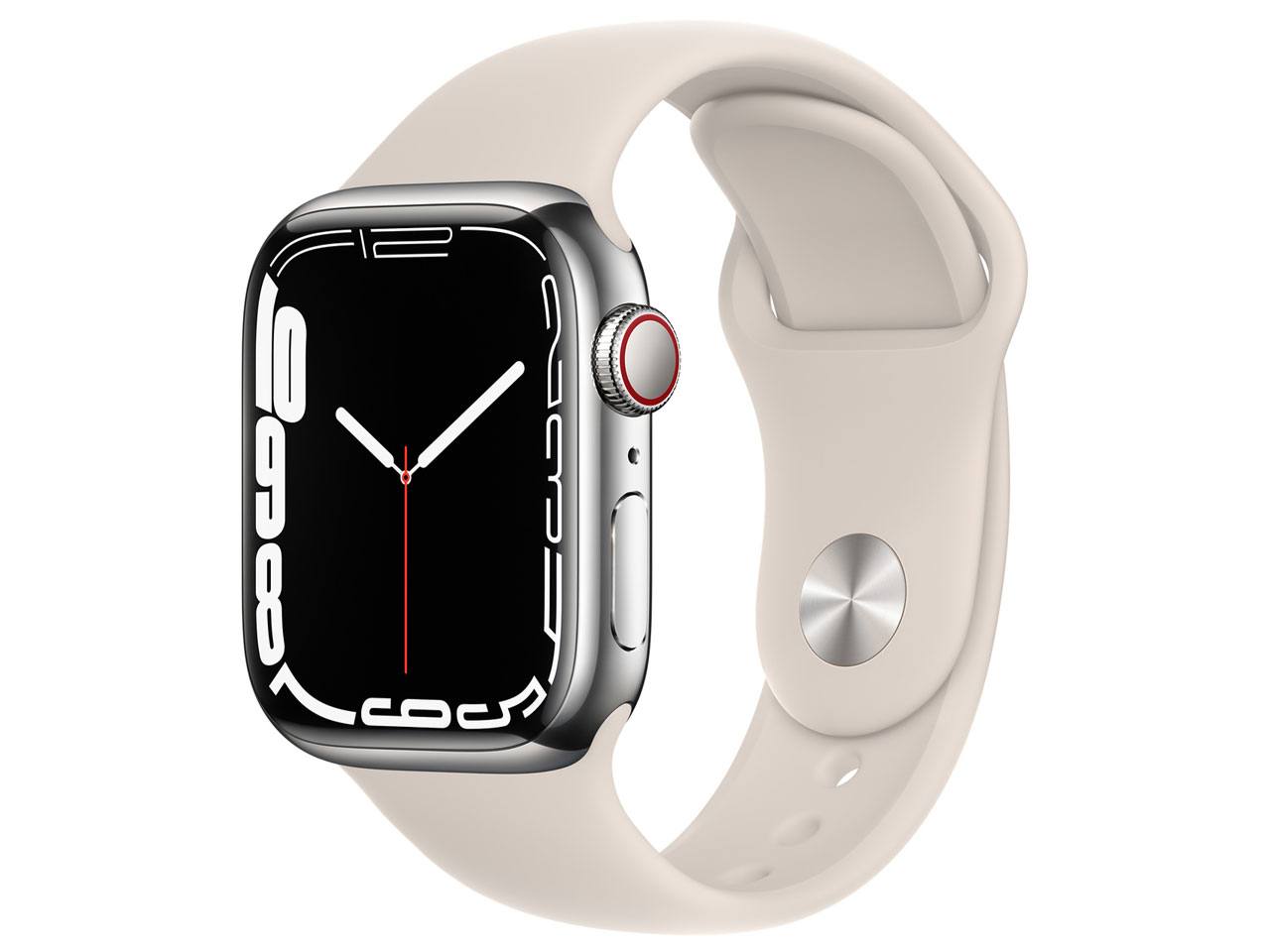 Apple Watch Series 7 GPS+Cellular���f�� 41mm �X�e�����X�X�`�[���P�[�X/�X�|�[�c�o���h �̐��i�摜
