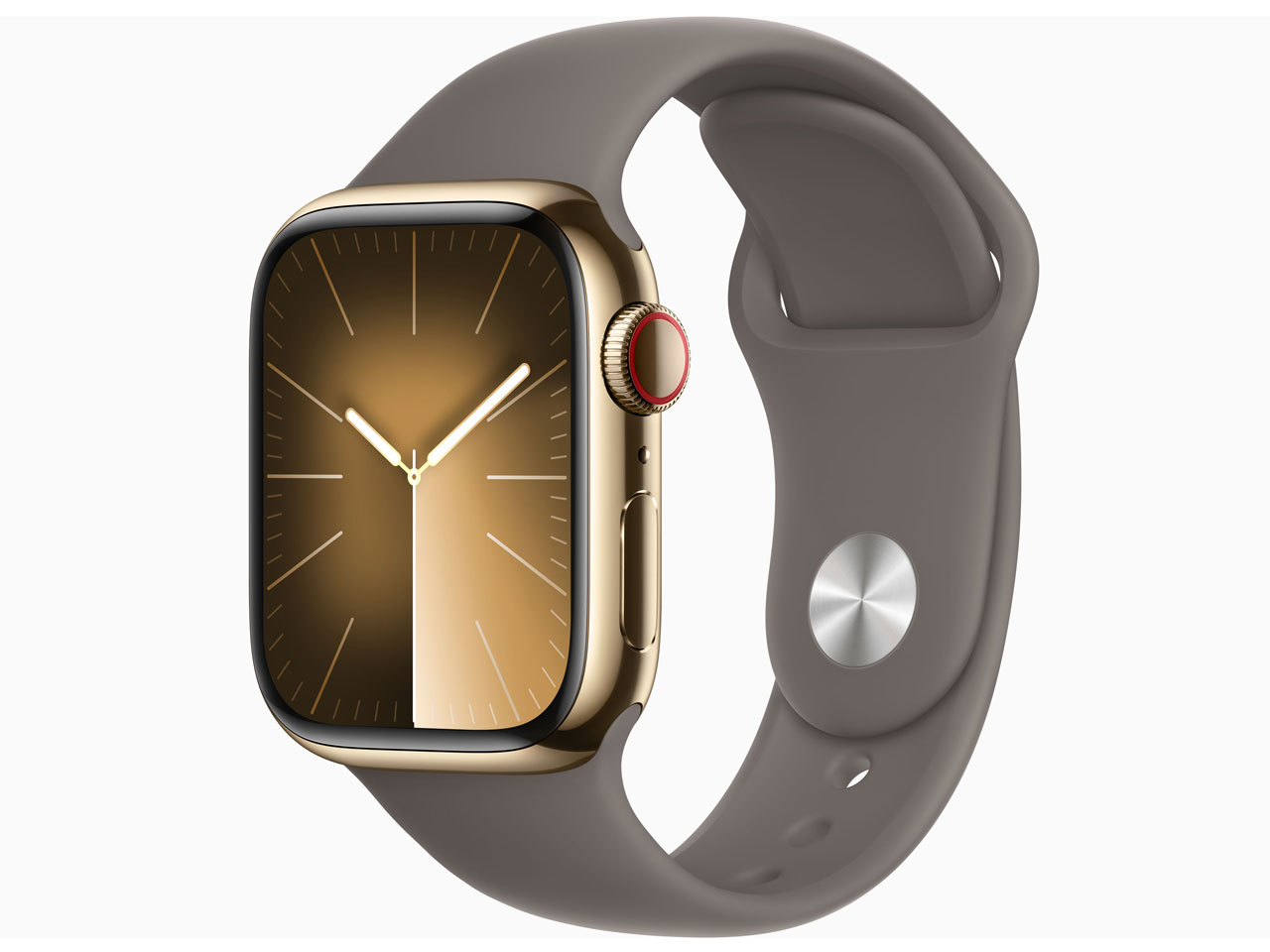 Apple Watch Series 9 GPS+Cellular���f�� 41mm �X�e�����X�X�`�[���P�[�X/�X�|�[�c�o���h S/M �̐��i�摜