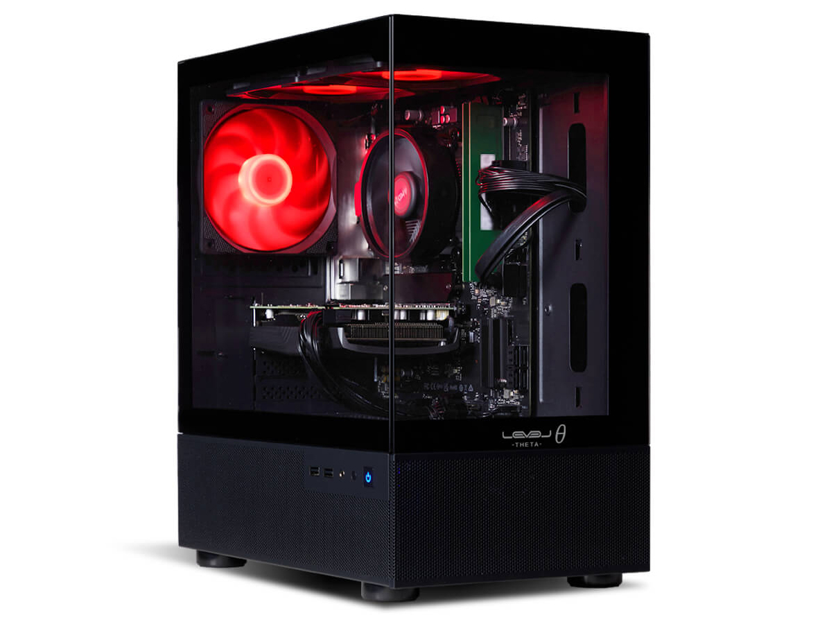 LEVEL�� Ryzen 5 4500/RTX 4060Ti/16GB������/500GB NVMe M.2 SSD/LEVEL-M2P5-R45-STX �̐��i�摜