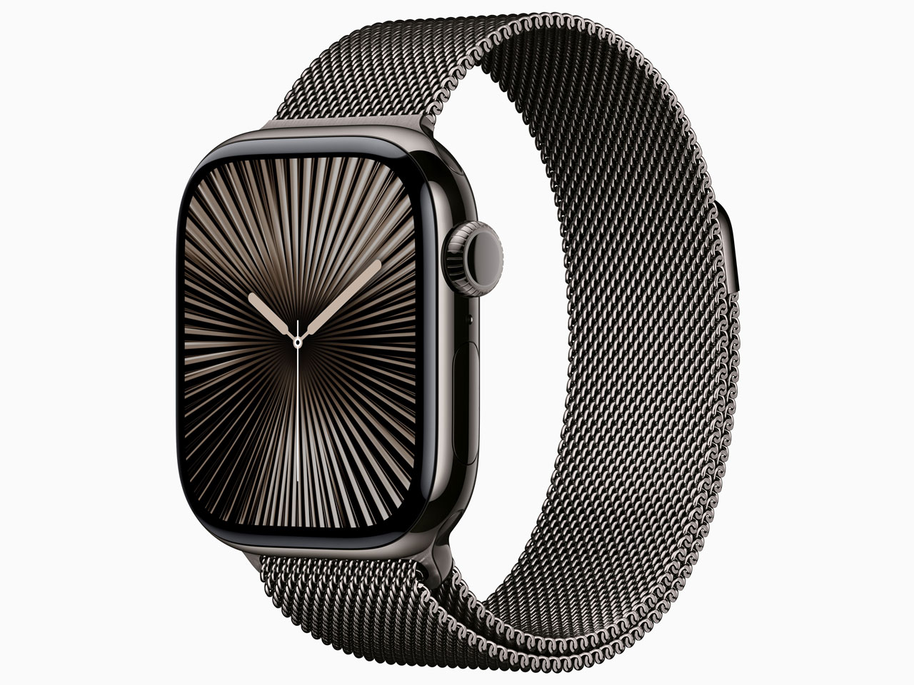 Apple Watch Series 10 GPS+Cellular���f�� 42mm �`�^�j�E���P�[�X�E�~���l�[�[���[�v �̐��i�摜