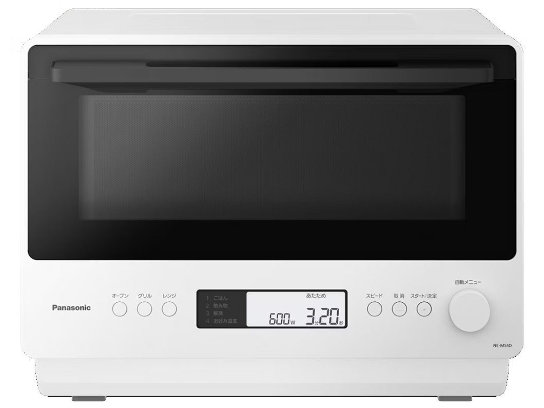 Panasonic NE-MS4C-K オーブンレンジ　ブラック オーブンレンジ NE-MS4C | スチームオーブンレンジ・電子レンジ