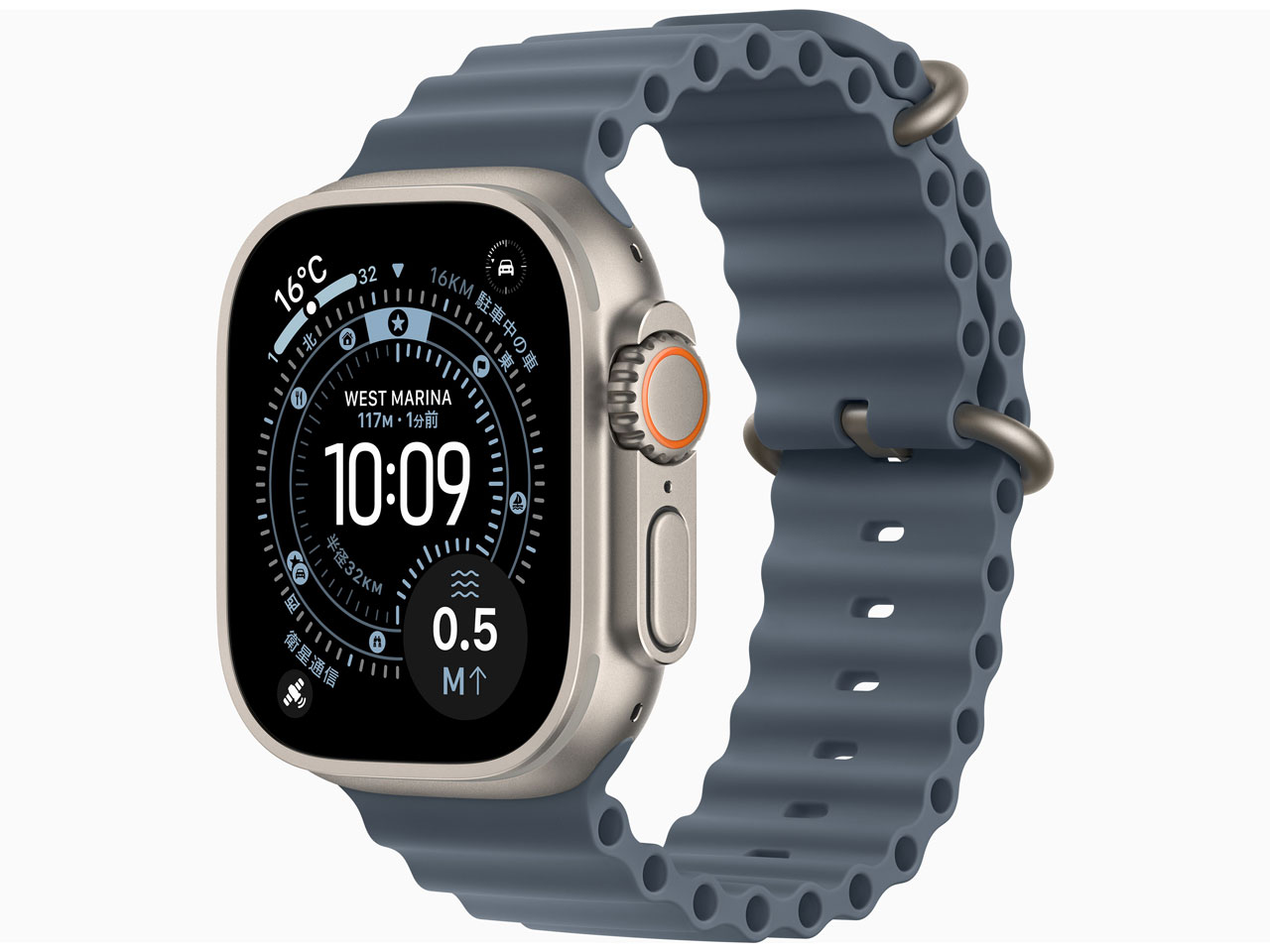 Apple Watch Ultra 3 GPS+Cellular���f�� 49mm �I�[�V�����o���h �̐��i�摜