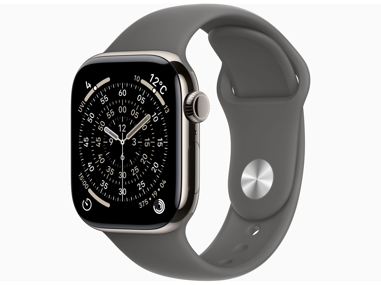 Apple Watch Series 11 GPS+Cellular���f�� 42mm �`�^�j�E���P�[�X�E�X�|�[�c�o���h M/L �̐��i�摜