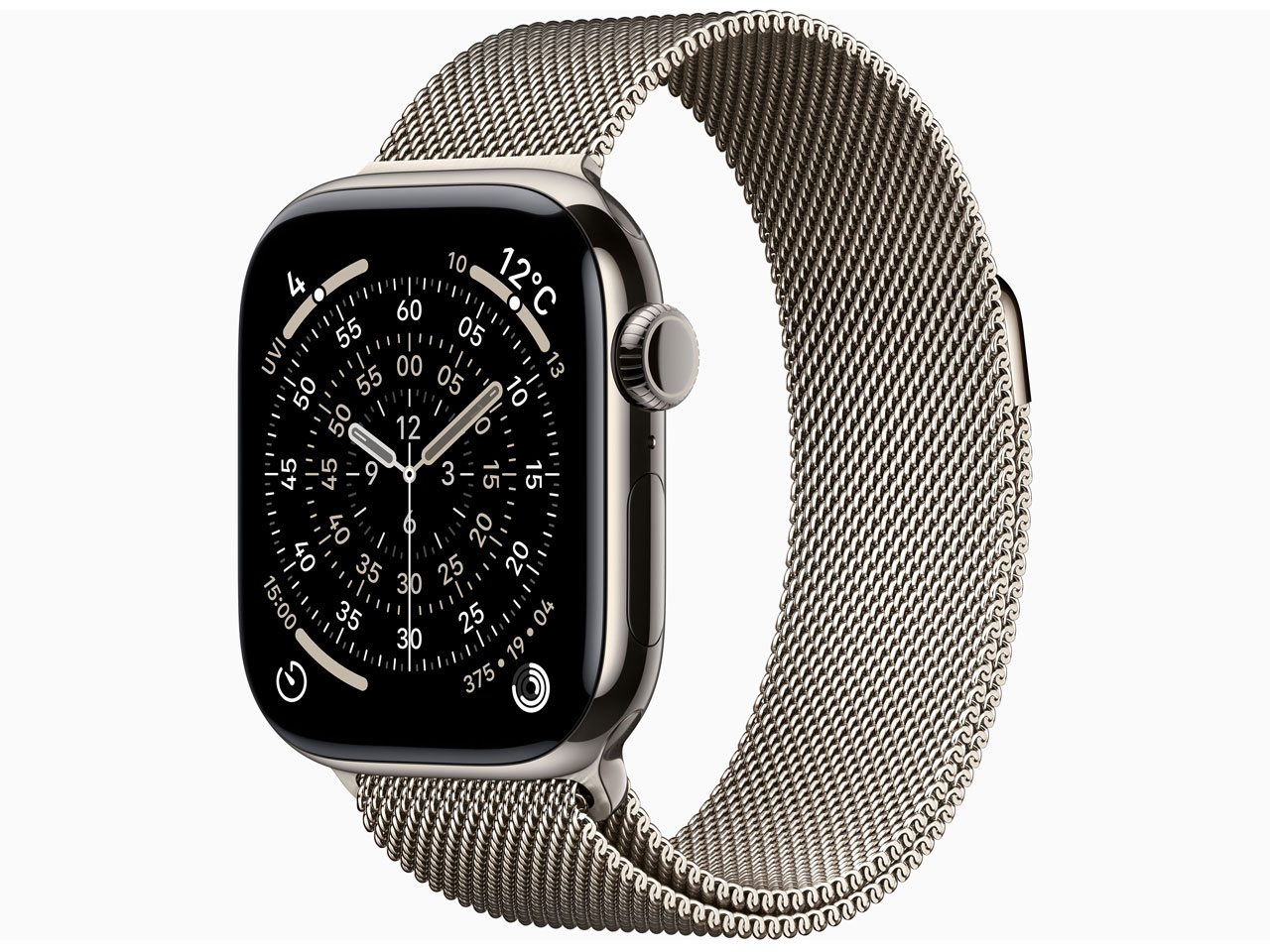 Apple Watch Series 11 GPS+Cellular���f�� 42mm �`�^�j�E���P�[�X�E�~���l�[�[���[�v �̐��i�摜