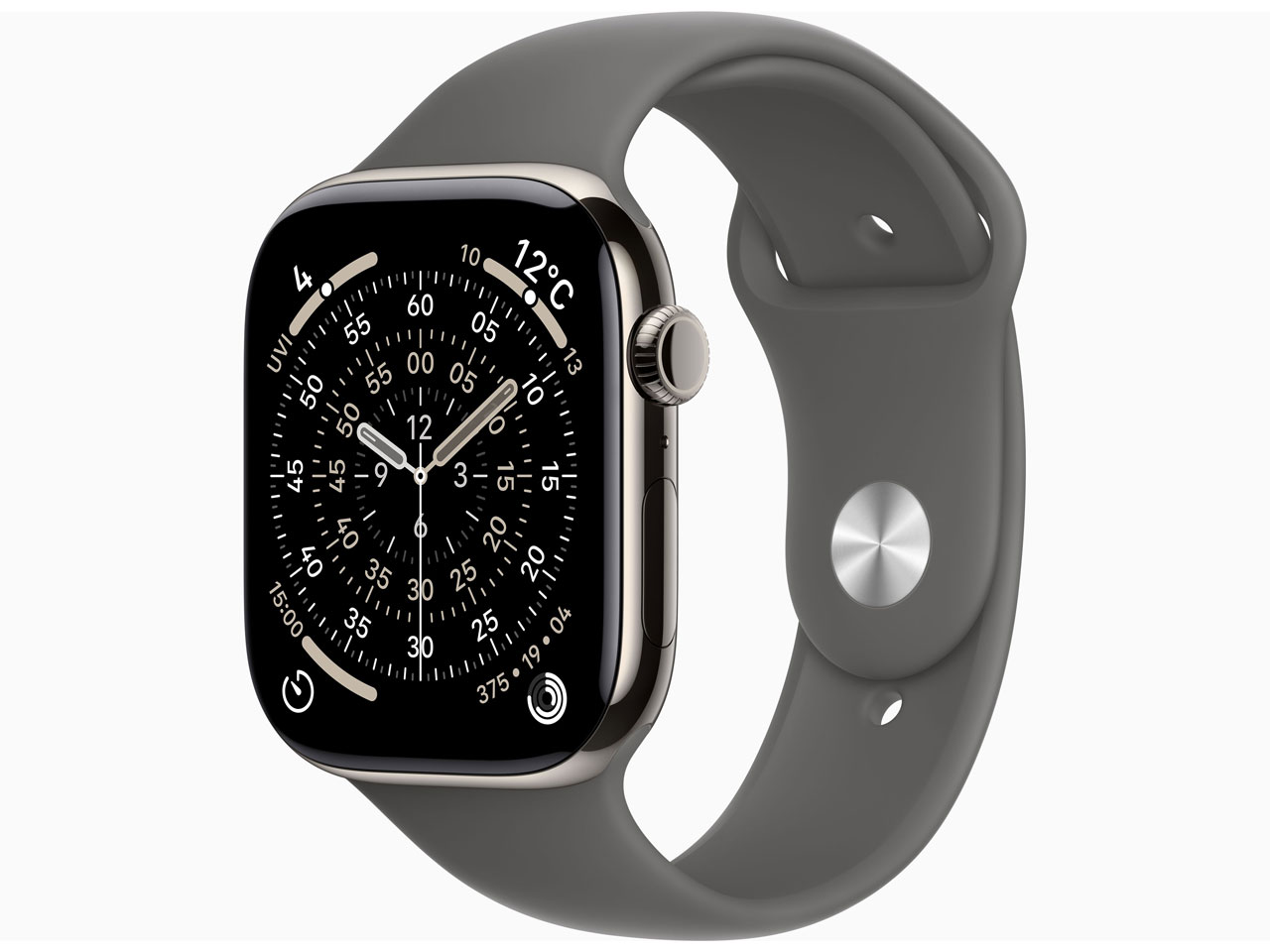 Apple Watch Series 11 GPS+Cellular���f�� 46mm �`�^�j�E���P�[�X�E�X�|�[�c�o���h M/L �̐��i�摜