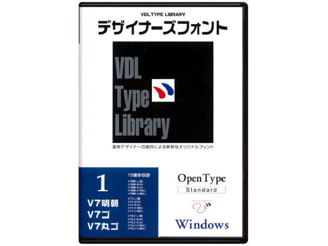 VDL TYPE LIBRARY fUCi[YtHg OpenType Vol.1 V7EV7SVbNEV7ۃSVbN ̐i摜