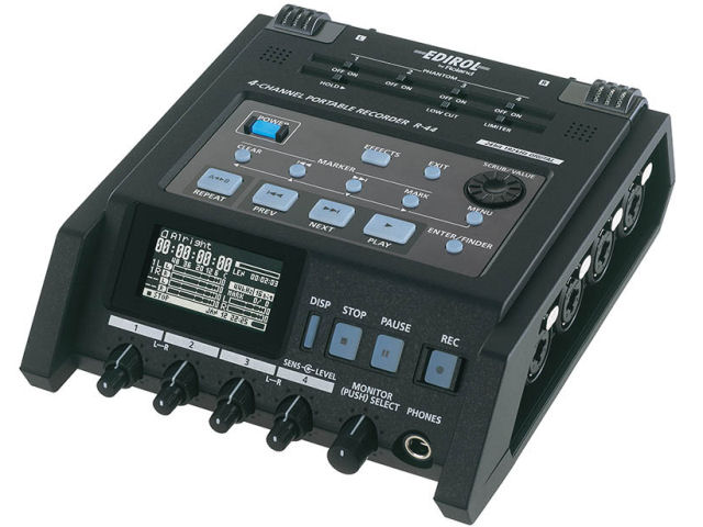 Roland R-44 edirol ローランド　MTR Amazon.co.jp: 4チャンネル・ポータブル レコーダー R-44 : 楽器