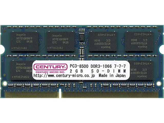 CD2G-SOD3U1066M (SODIMM DDR3 PC3-8500 2GB Mac) �̐��i�摜