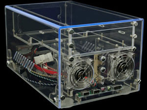 �w�{�� �������x ACRYLIC mini-ITX-BL �̐��i�摜