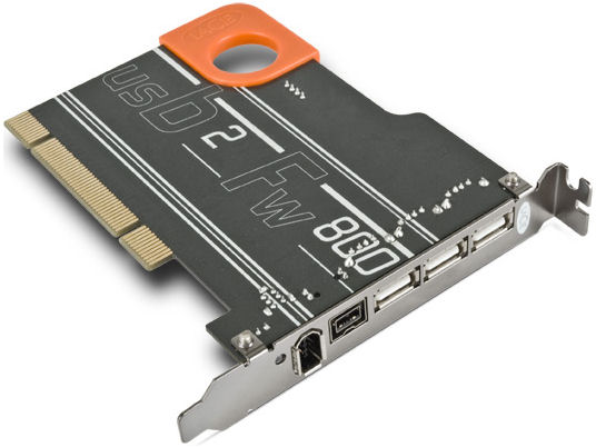 LaCie FireWire 400 & 800 USB2.0 PCI Card Design by Sismo 130822 (USB2.0/IEEE1394) �̐��i�摜