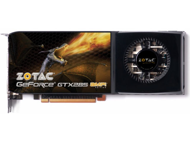 ZOTAC GeForce GTX 285 AMP! Edition - 1GB GDDR3 ZT-285E3LA-FCP (PCIExp 1GB) �̐��i�摜
