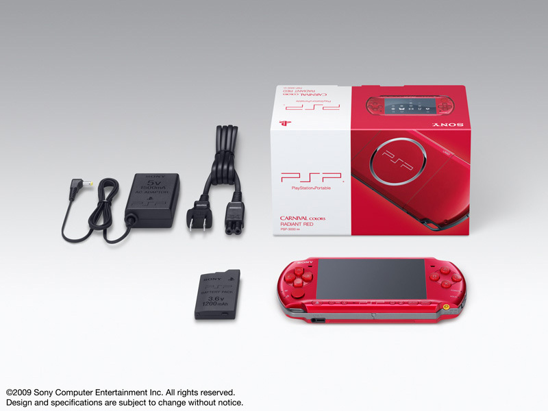 PSP �v���C�X�e�[�V�����E�|�[�^�u�� ���f�B�A���g�E���b�h PSP-3000 RR