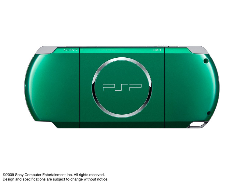 PSP �v���C�X�e�[�V�����E�|�[�^�u�� �X�s���e�B�b�h�E�O���[�� PSP-3000 SG