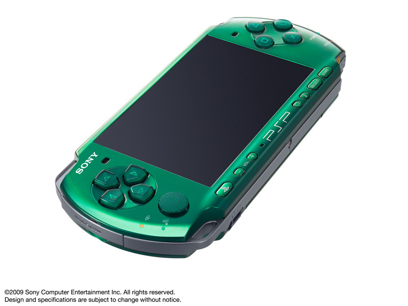 PSP �v���C�X�e�[�V�����E�|�[�^�u�� �X�s���e�B�b�h�E�O���[�� PSP-3000 SG