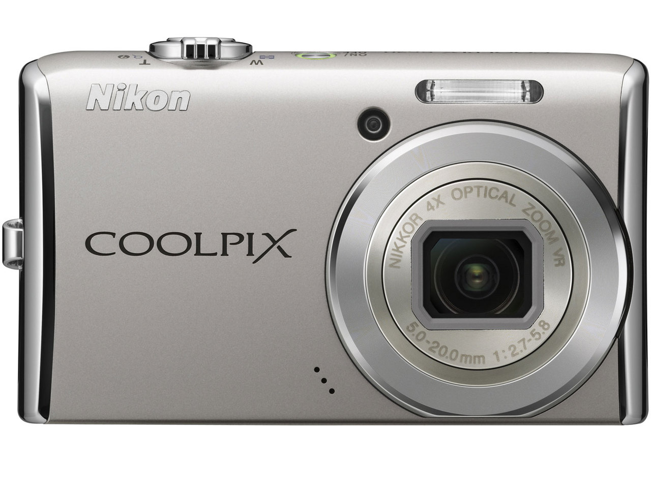 『本体 正面2 シルバー』 COOLPIX S620 の製品画像