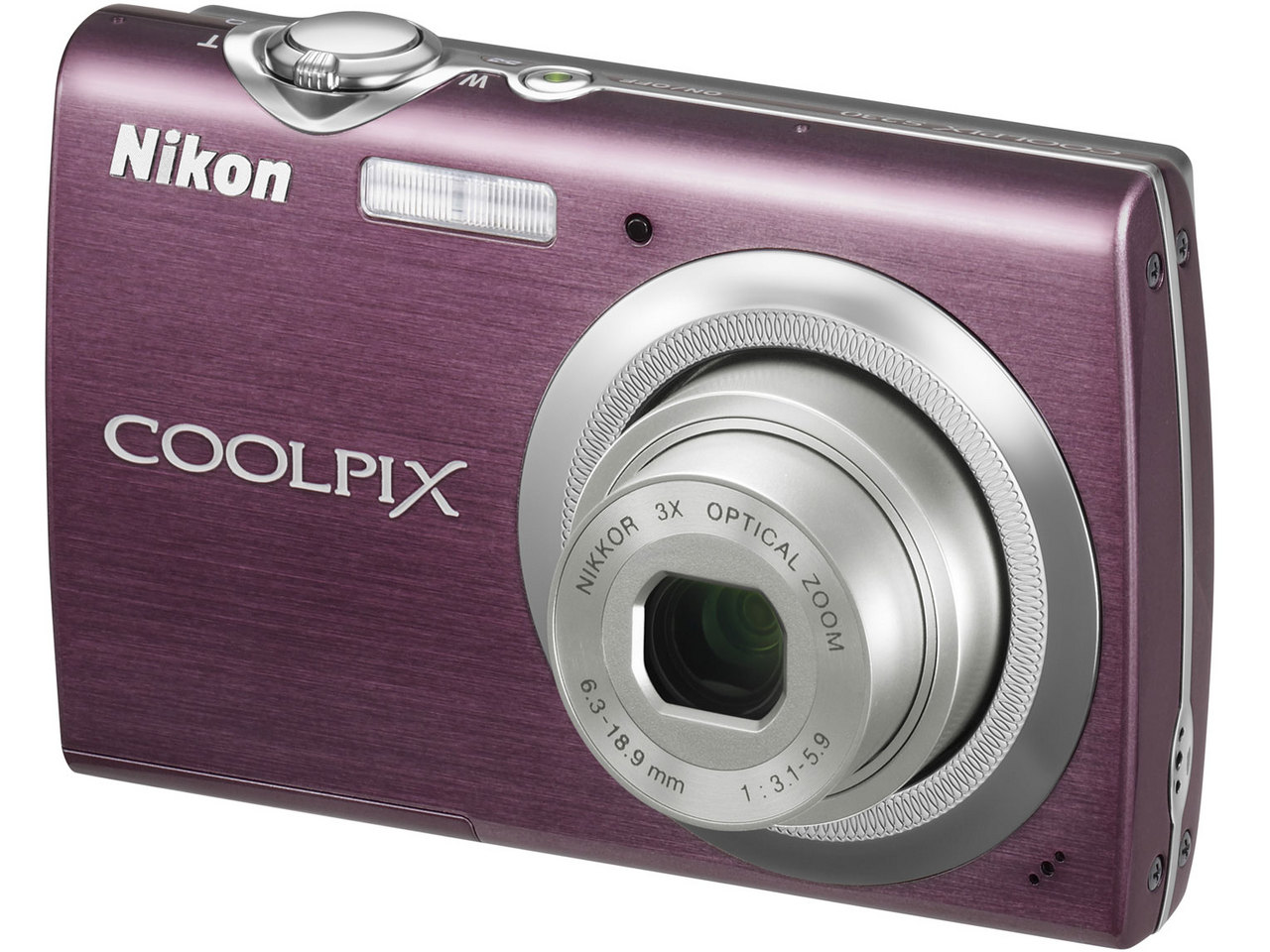 『本体 斜め パープル』 COOLPIX S230 の製品画像