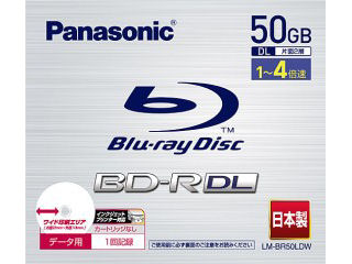 LM-BR50LDW (BD-R DL 4�{�� 1��) �̐��i�摜