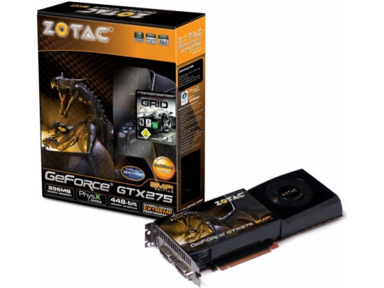 ZOTAC GeForce GTX 275 AMP! - 896MB GDDR3 ZT-275E3KB-FCP (PCIExp 896MB) �̐��i�摜