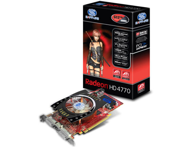 SAPPHIRE HD 4770 512MB GDDR5 PCIE (PCIExp 512MB) �̐��i�摜
