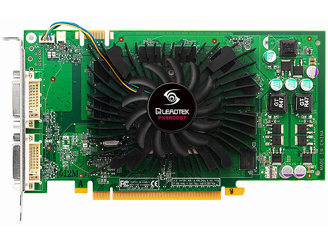 WinFast PX9800 GT Power Efficient (PCIExp 512MB �o���N) �̐��i�摜