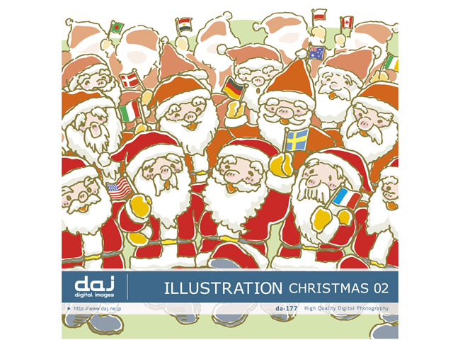 �ʐ^�f�� DAJ digital images 177 ILLUSTRATION CHRISTMAS 02 [�C���X�g�V���[�Y�`�N���X�}�X02] �̐��i�摜