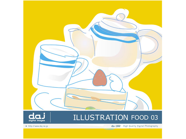 �ʐ^�f�� DAJ digital images 182 ILLUSTRATION FOOD 03 [�C���X�g�V���[�Y�`�H�ו� 03] �̐��i�摜