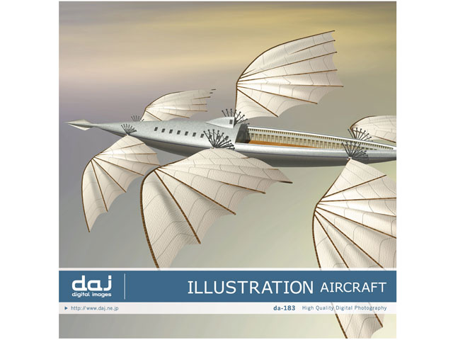 �ʐ^�f�� DAJ digital images 183 ILLUSTRATION / AIRCRAFT [�C���X�g�V���[�Y�`��s�@] �̐��i�摜