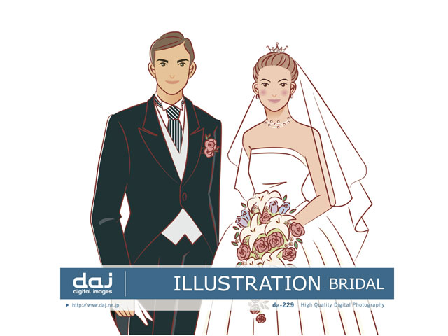�ʐ^�f�� DAJ digital images 229 ILLUSTRATION / BRIDAL [�C���X�g�V���[�Y�`�u���C�_��] �̐��i�摜