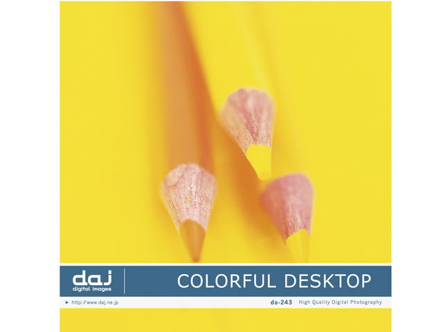 �ʐ^�f�� DAJ digital images 243 COLORFUL DESKTOP [�J���t�� �f�X�N�g�b�v] �̐��i�摜