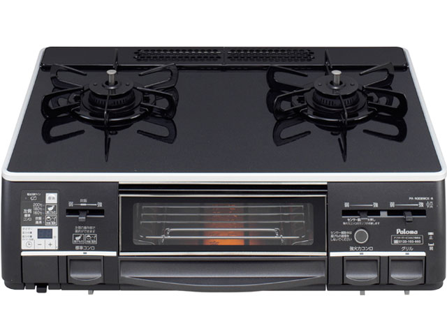 su0092　パロマ ガステーブル PA-N308WCK-3R プロパンガス(LPガス) 右強火力 ブラック Paloma グリル付きテーブルコンロ ガスコンロ 黒 ガラストップ ガステーブル 中古 パロマ PA-N308WCK-R LP 価格比較 - 価格.com