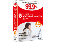 G Data �C���^�[�l�b�g�Z�L�����e�B 2010 1�N��/1��p �̐��i�摜