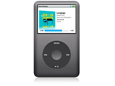 iPod classic MC297J/A �u���b�N (160GB) �̐��i�摜