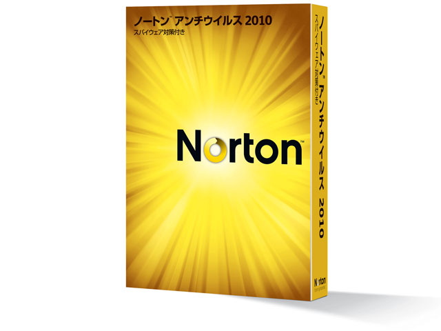 Norton AntiVirus 2010 �̐��i�摜