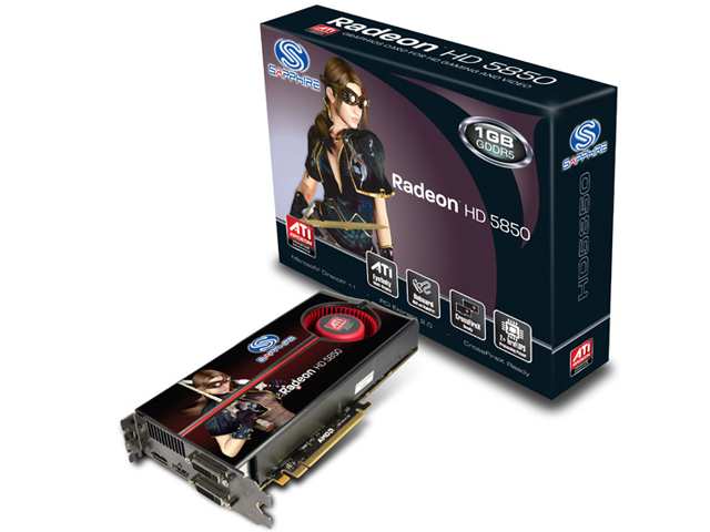 SAPPHIRE HD 5850 1GB GDDR5 PCIE HDMI/DP (PCIExp 1GB) �̐��i�摜