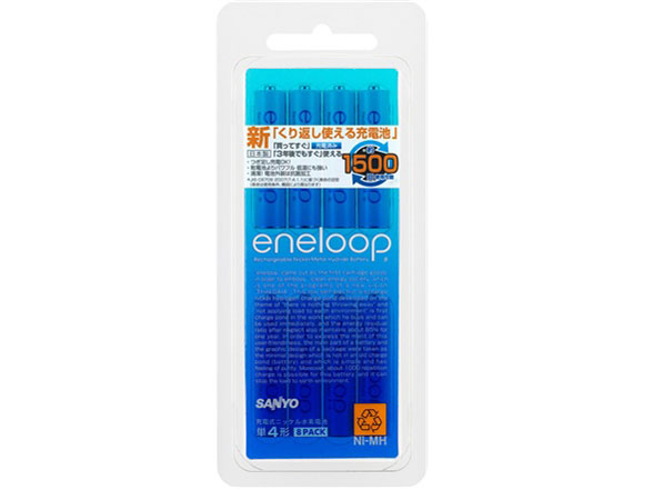 eneloop �P4�`8����p�b�N HR-4UTGA-8BP �̐��i�摜
