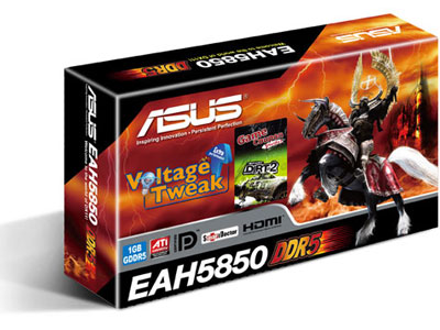 EAH5850/G/2DIS/1GD5 (PCIExp 1GB)