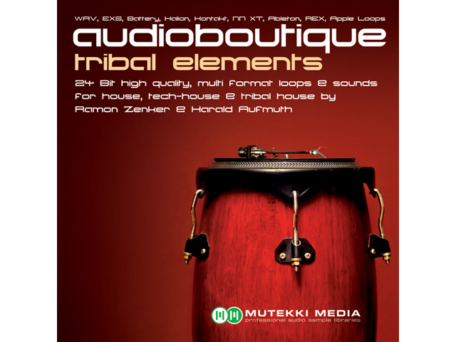 AUDIOBOUTIQUE TRIBAL ELEMENTS �̐��i�摜