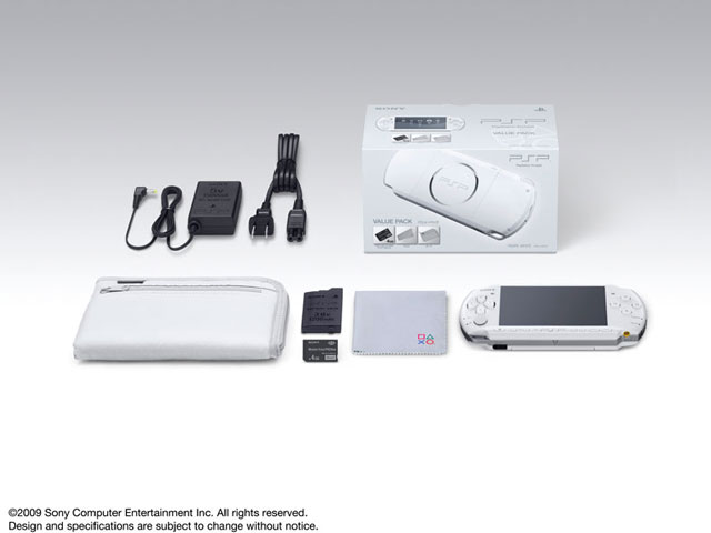 PSP �v���C�X�e�[�V�����E�|�[�^�u�� �o�����[�p�b�N �p�[���E�z���C�g PSPJ-30009 �̐��i�摜