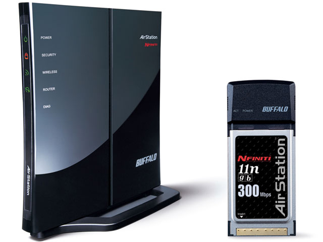 AirStation NFINITI WHR-G301N/P �̐��i�摜