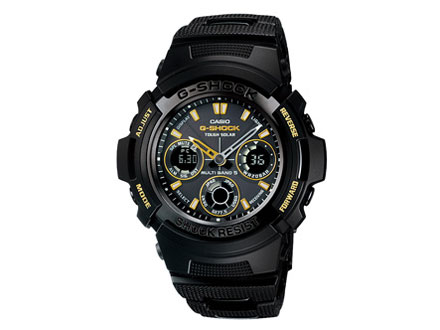 G-SHOCK �u���b�Nx�S�[���h�V���[�Y AWG-100BC-1AJF �̐��i�摜