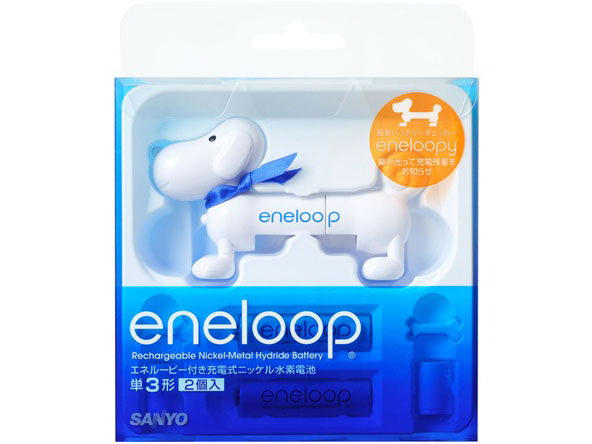 eneloop �G�l���[�s�[�t���[�d���j�b�P�����f�d�r �P3�`2�p�b�NHR-3UTGA-2LP �̐��i�摜