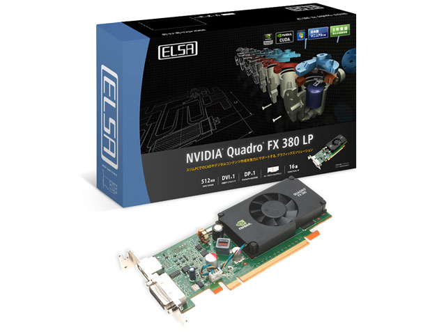 NVIDIA Quadro FX 380 LP (PCIExp 512MB) �̐��i�摜